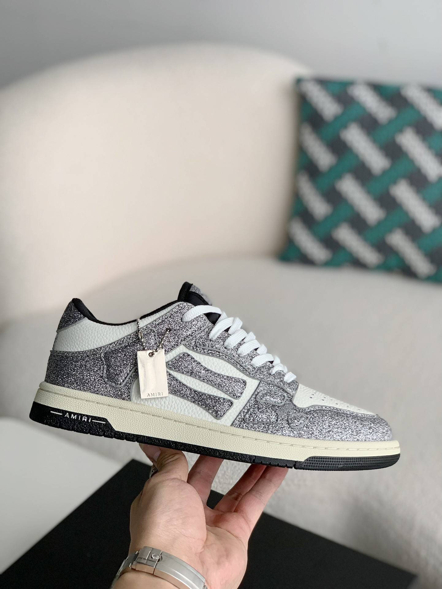 A*RI Bone Sneakers