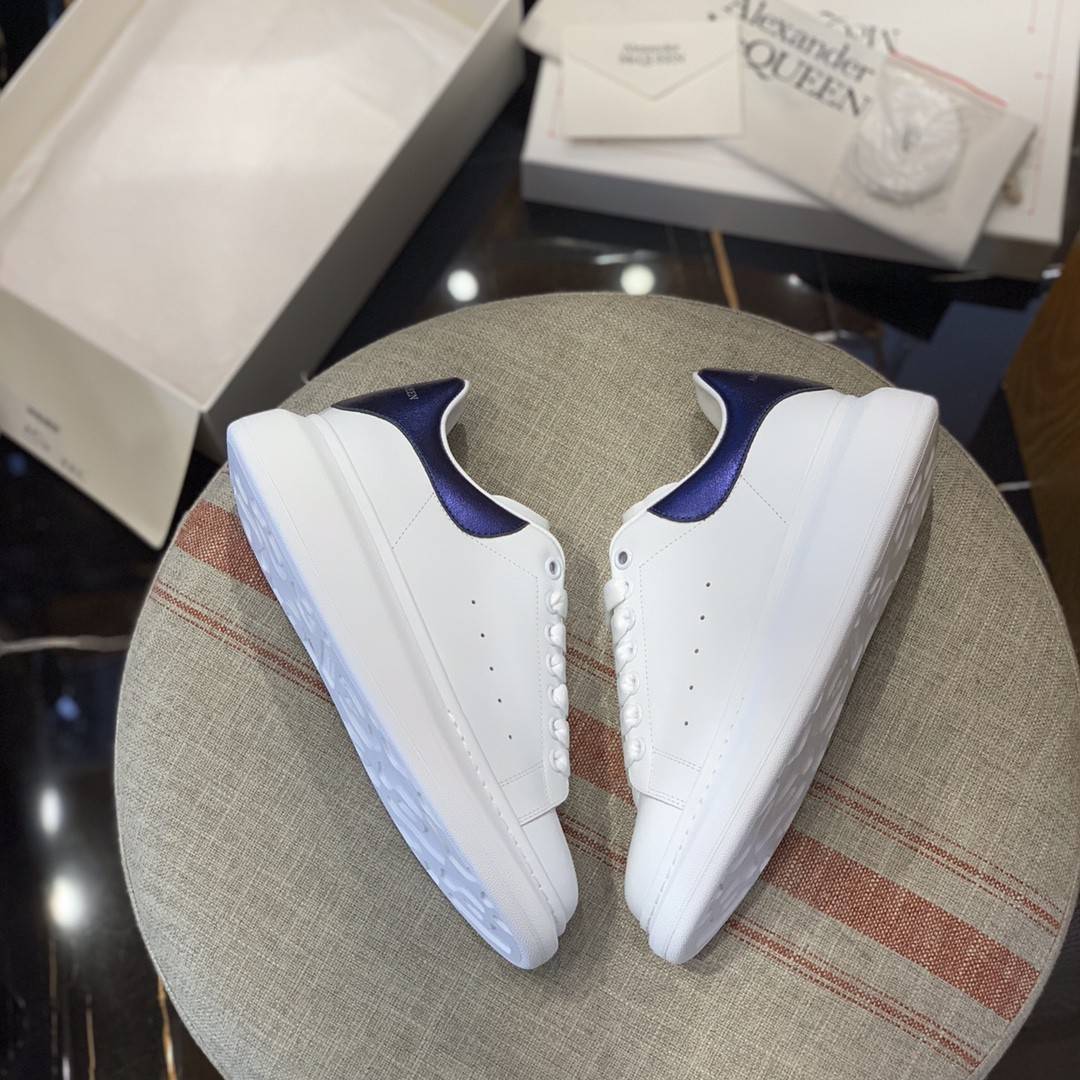 Alexander McQueen MQ plating blue veL*Vet tail Sneakers