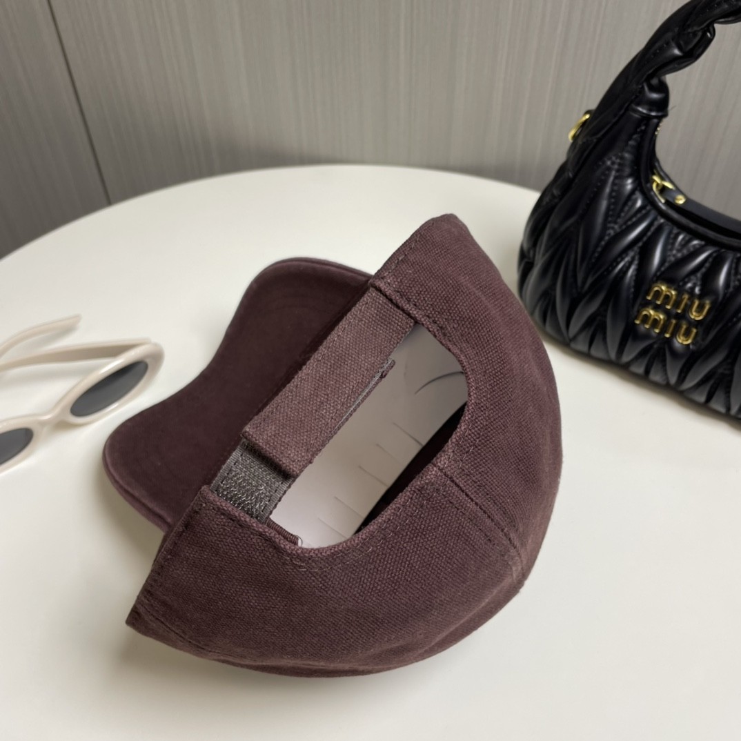 [#4805] Prada baseball cap peaked ca p hat
