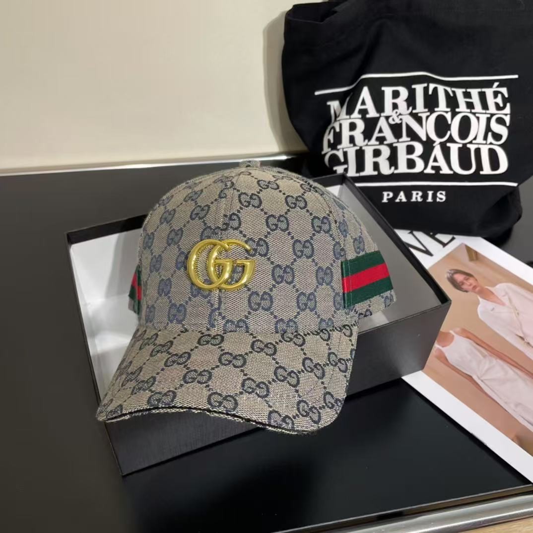 [#4902] G*u*i baseball cap peaked c ap hat
