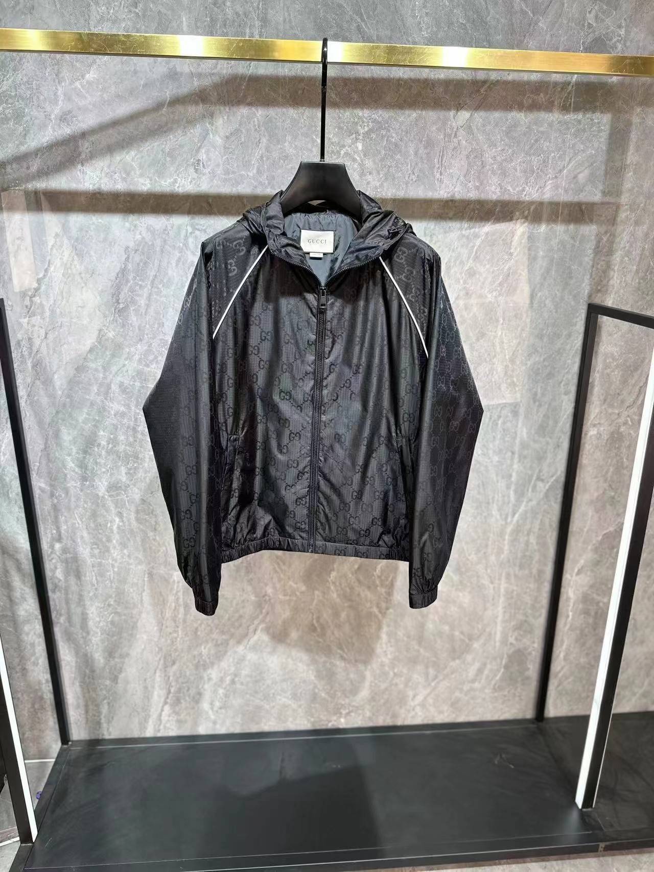 G*u*i cristiano monogram padded jacket