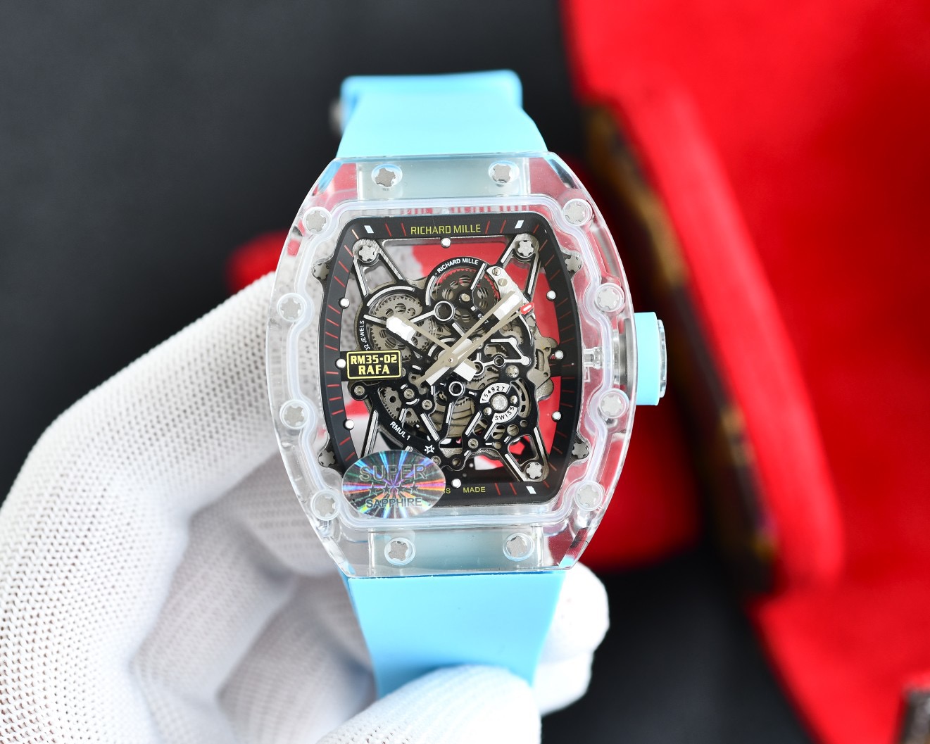 Richard Miller 💍rm35-02, glass transparent series!
