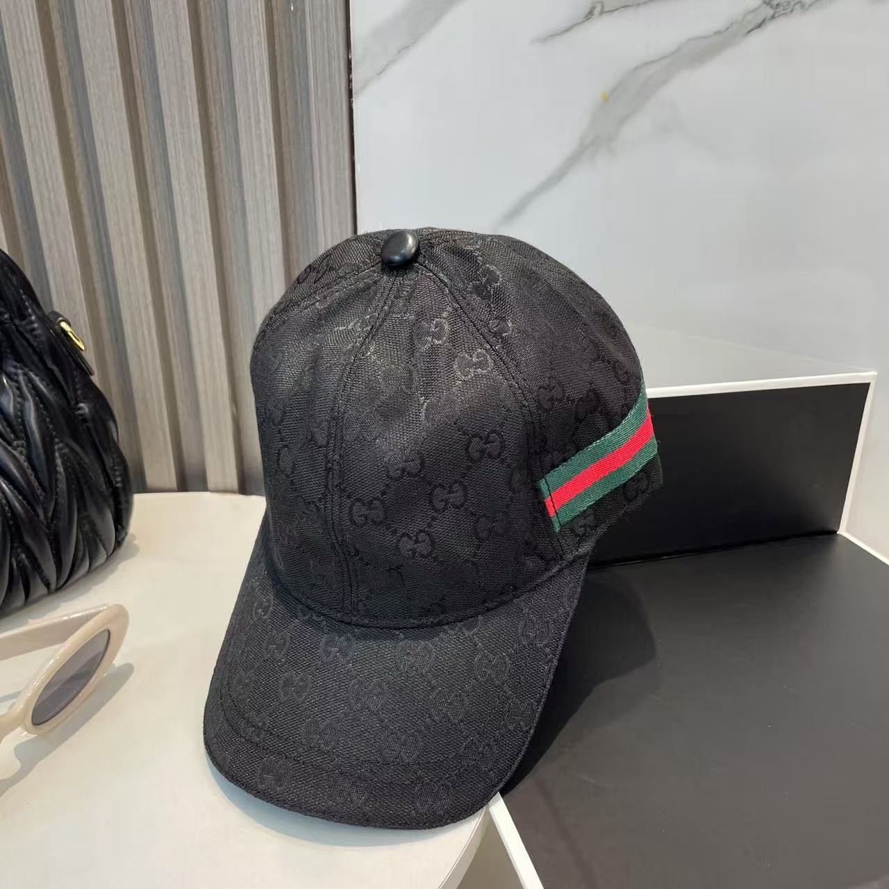 [#4911」 G*u*i baseball cap peaked c ap hat