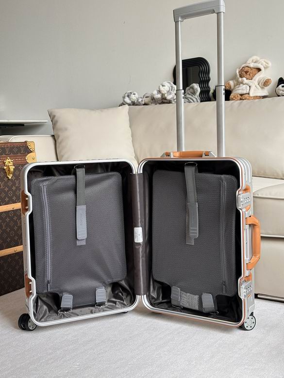 RIMOWA aluminum alloy original new limited edition carry-on trolley suitcase 21 inches