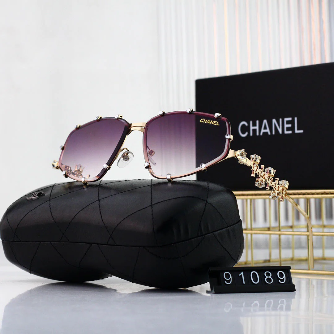 Di*m*nd-style visor sunglasses