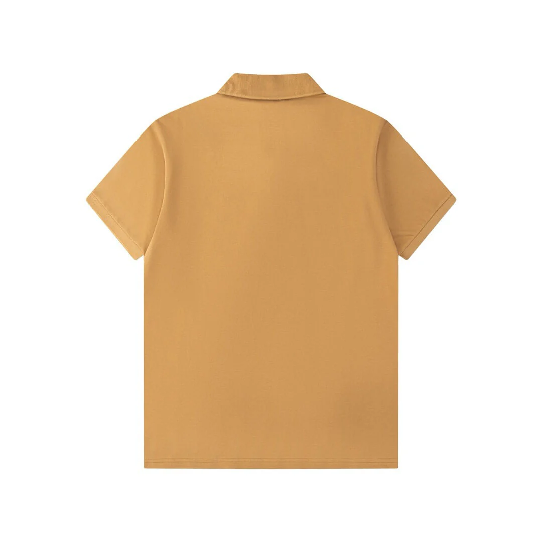 Letter Embroidery Polo T Shirt