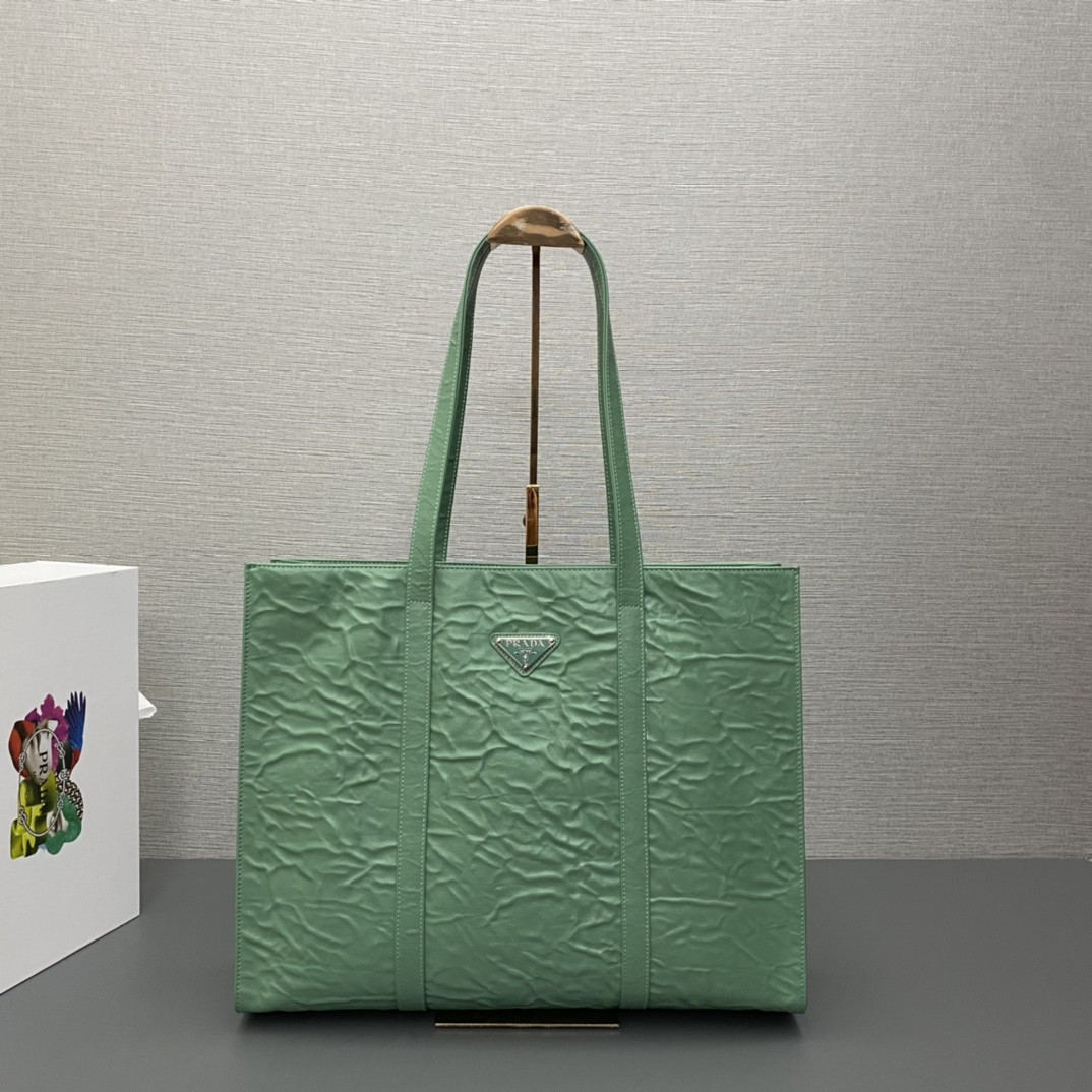 Prada Large Antique Tote Bag