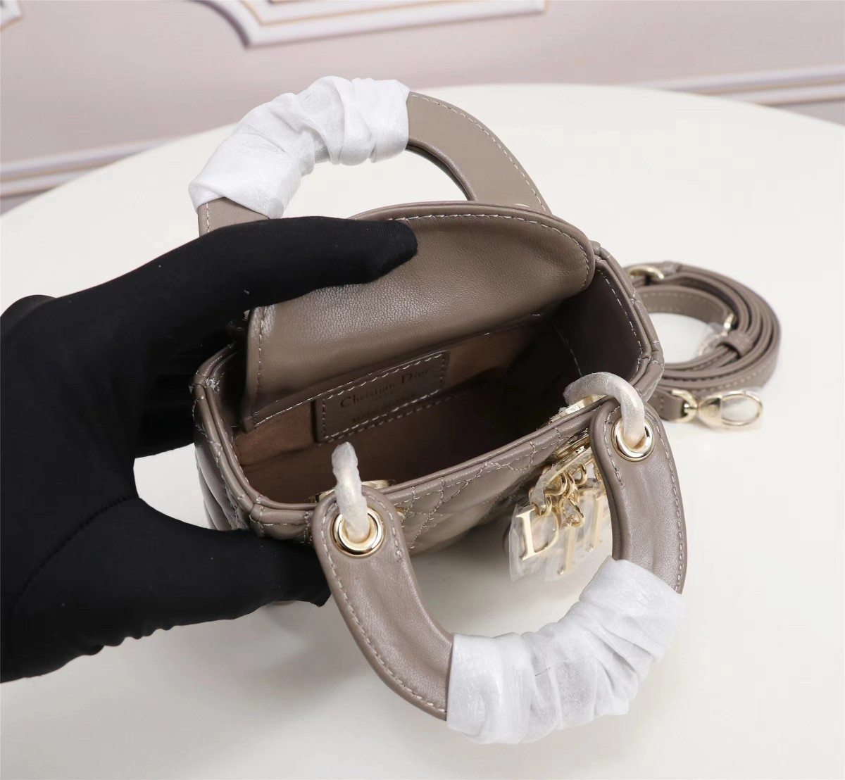 Lady Dior Micro Bag