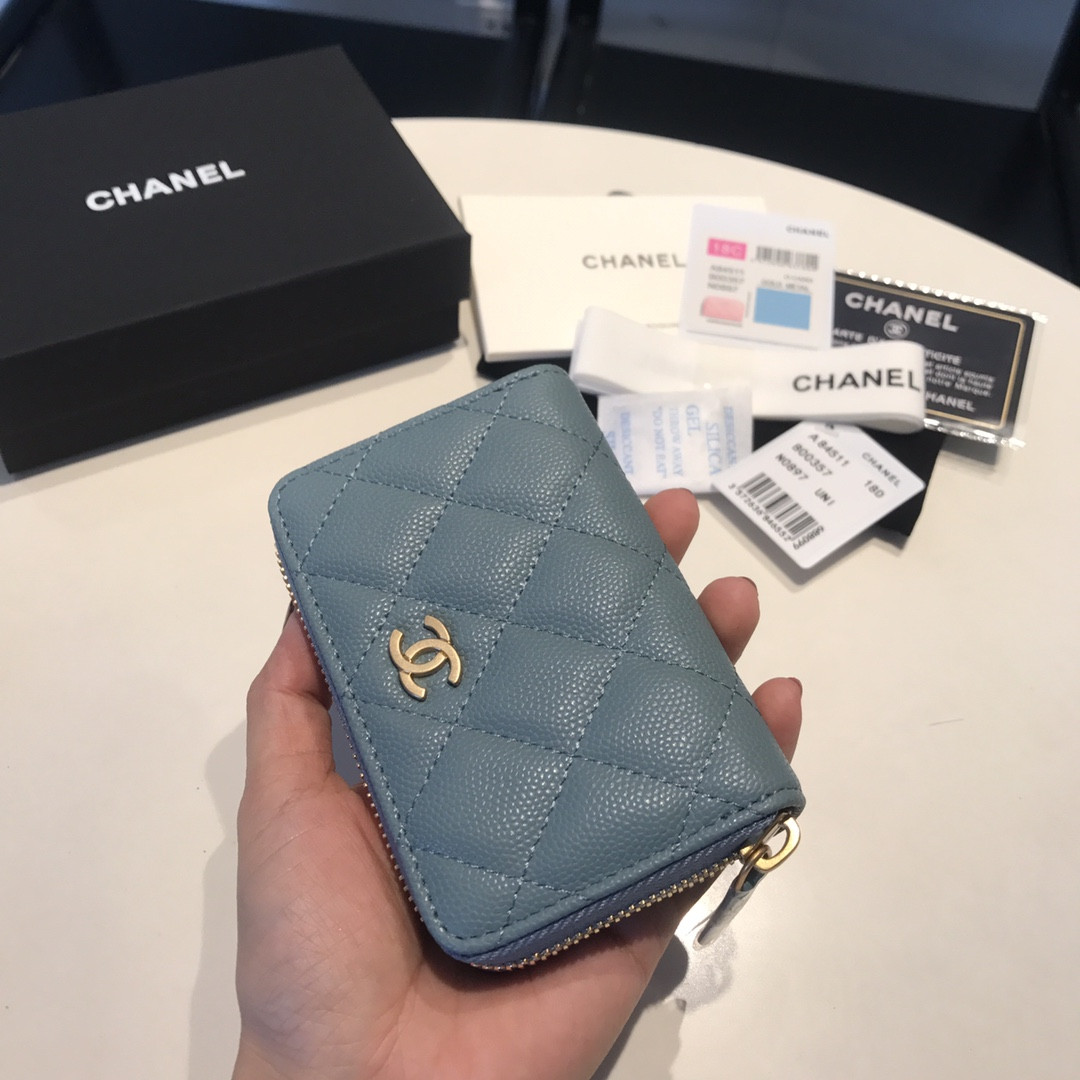 Chanle Zipped Wallet