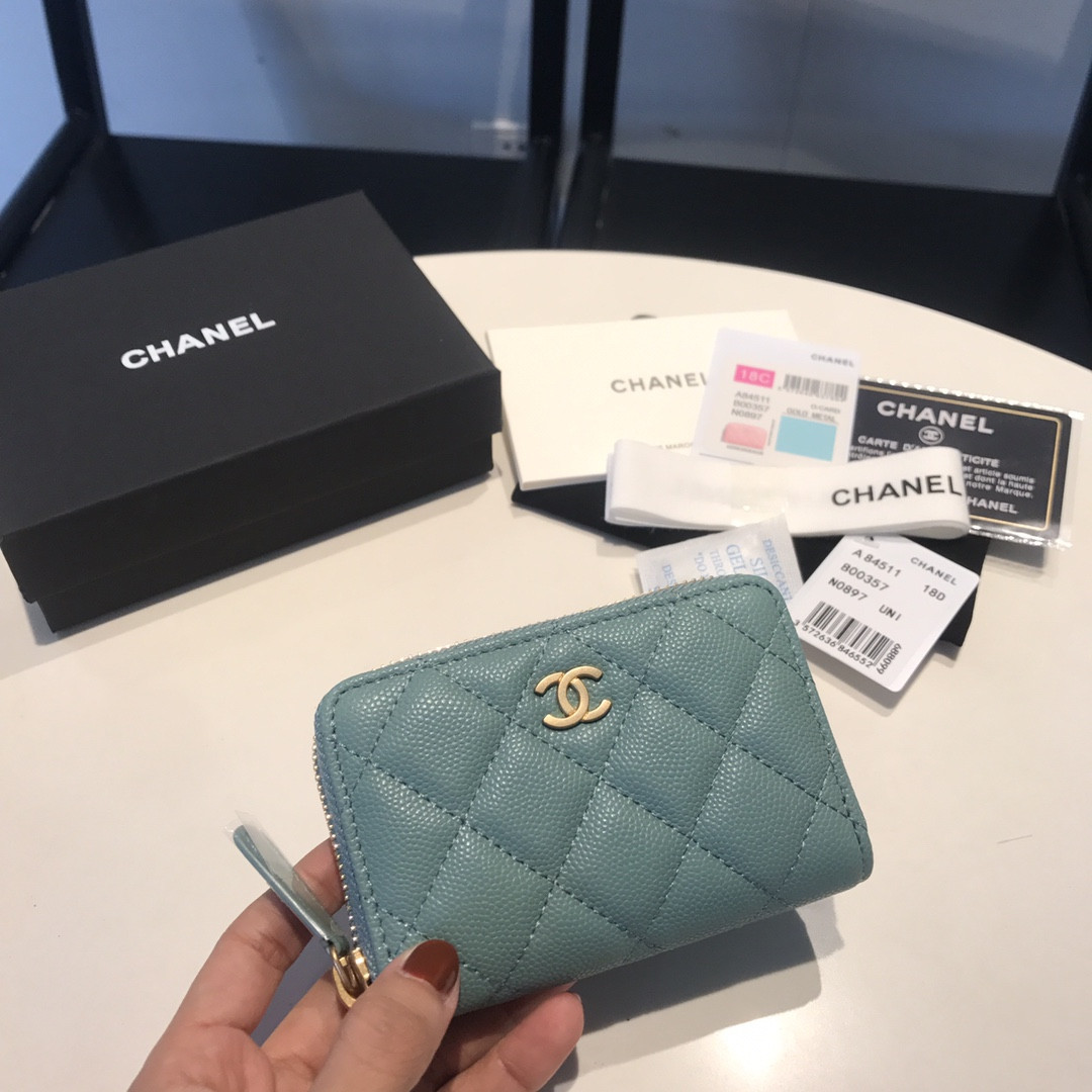 Chanle Zipped Wallet