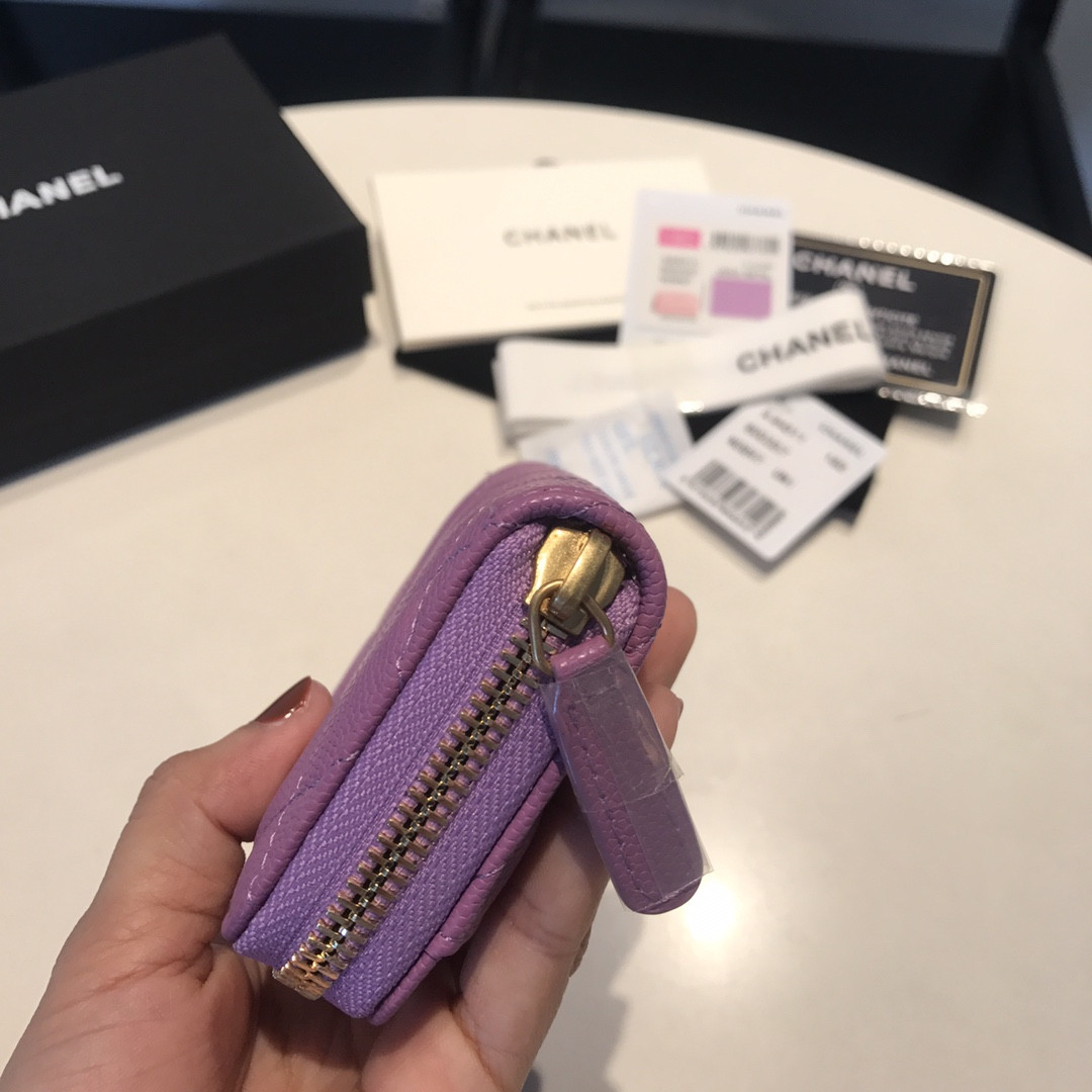 Chanle Zipped Wallet