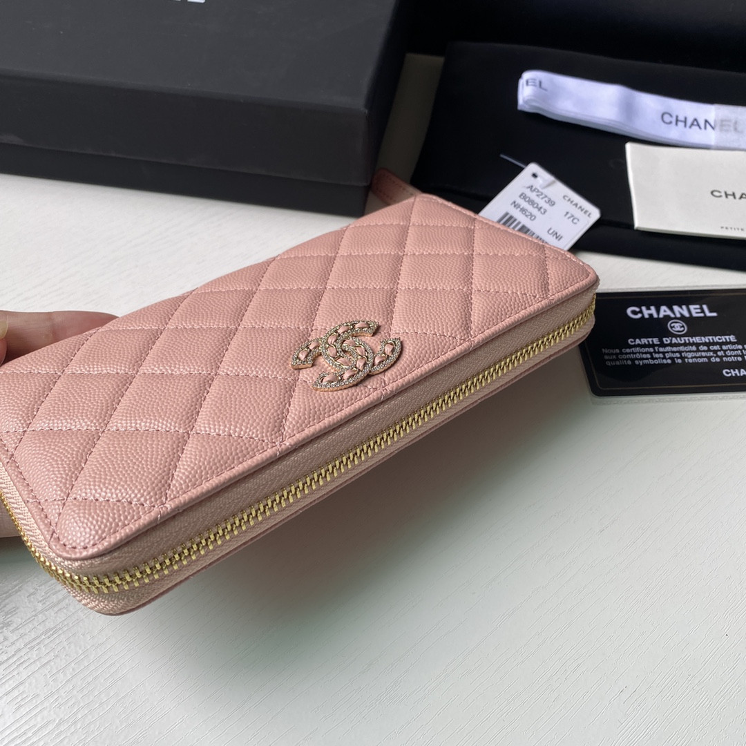 Chanle Zipped Wallet