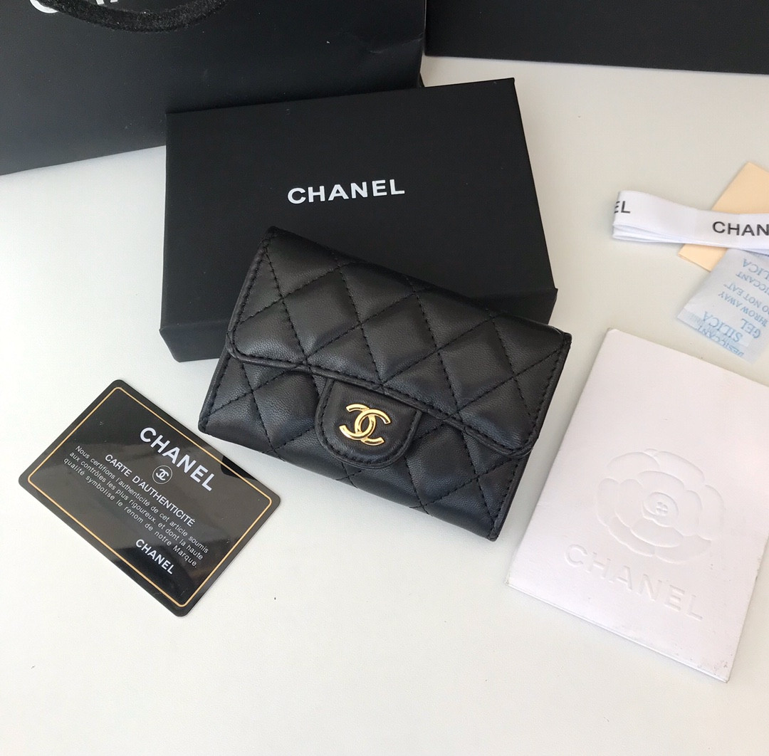 Chanle Flap Wallet