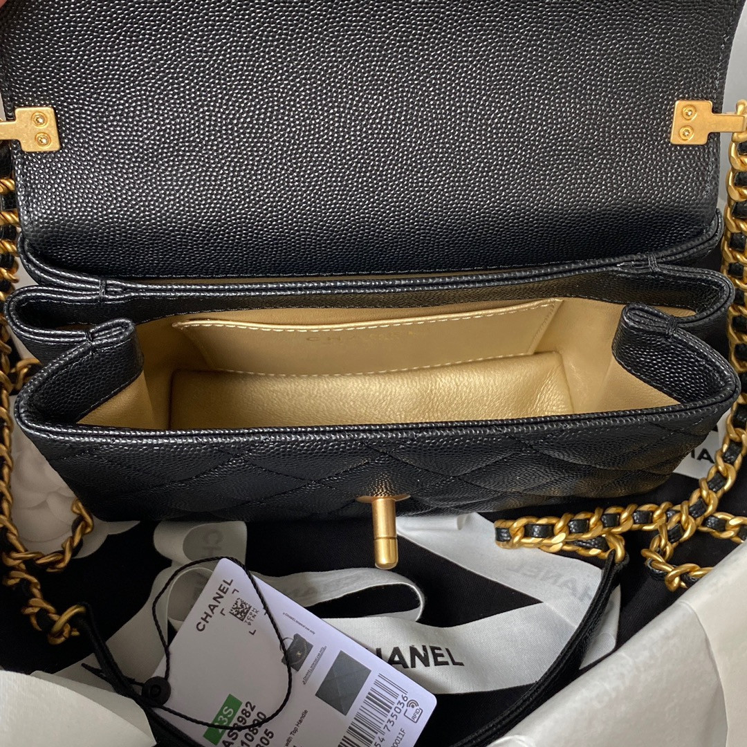Chanle Mini Flap Bag With Top Handle