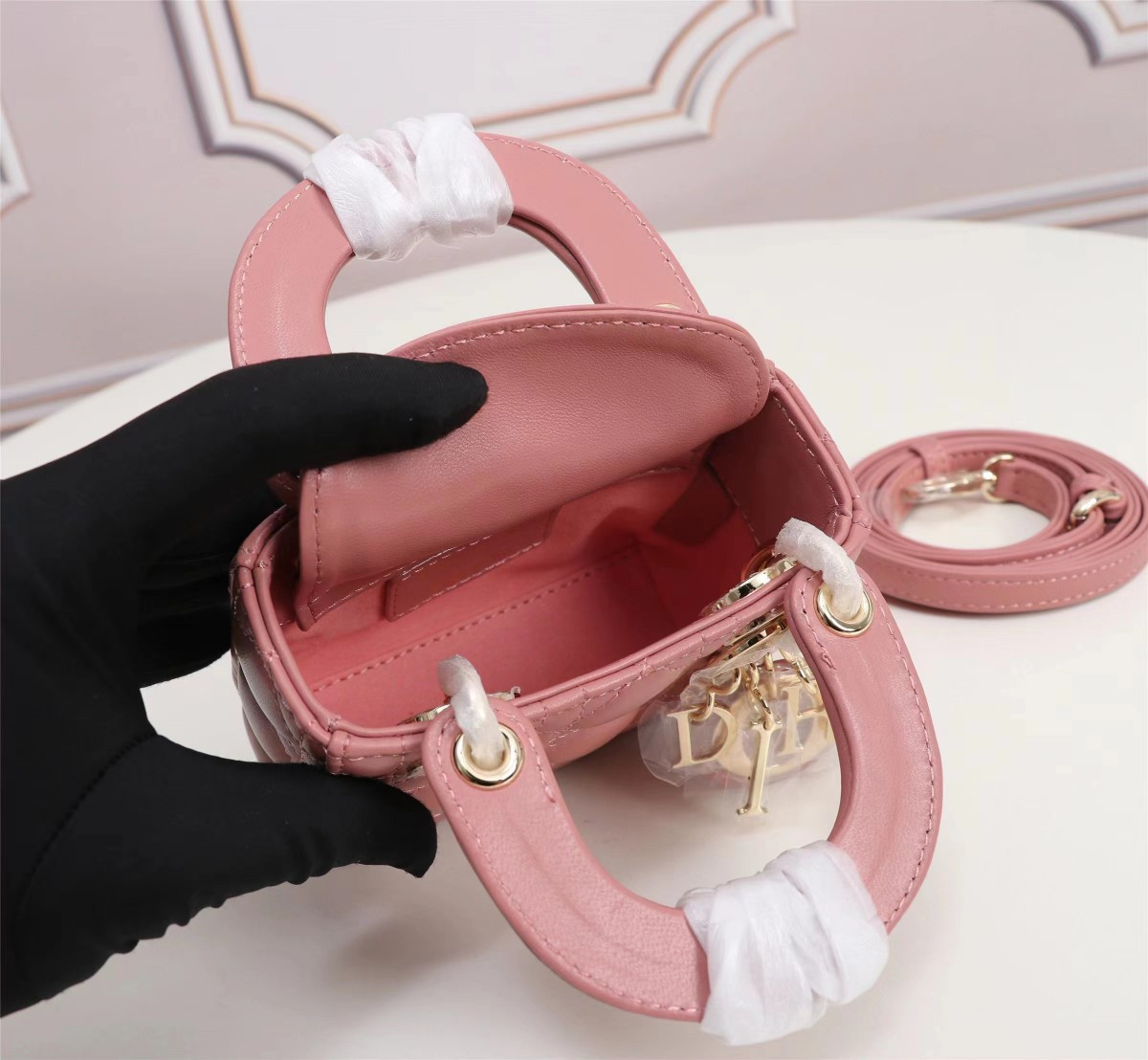 Lady Dior Micro Bag