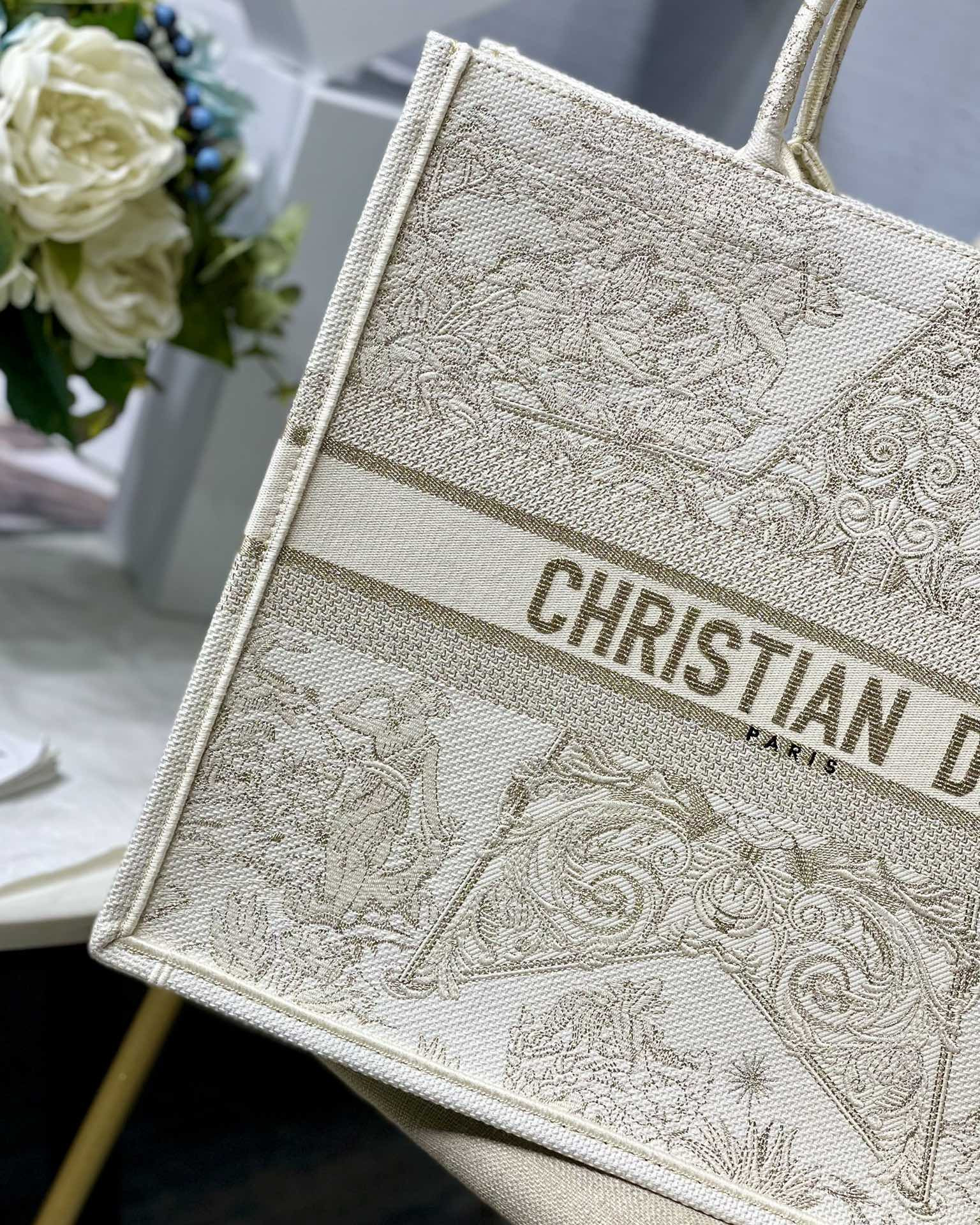 Large Dior Book Tote