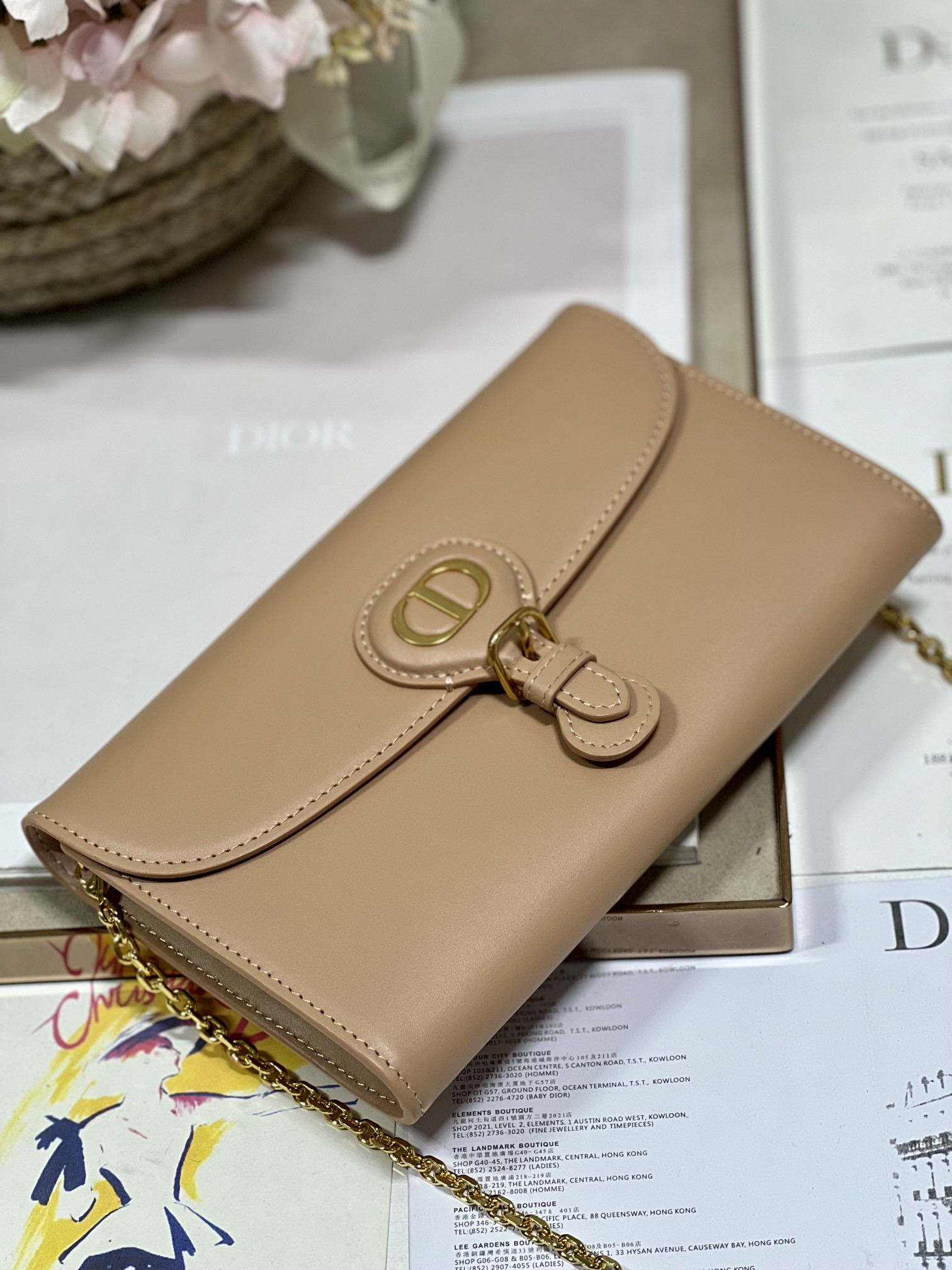 Dior Bobby East-west Pouch With Chain