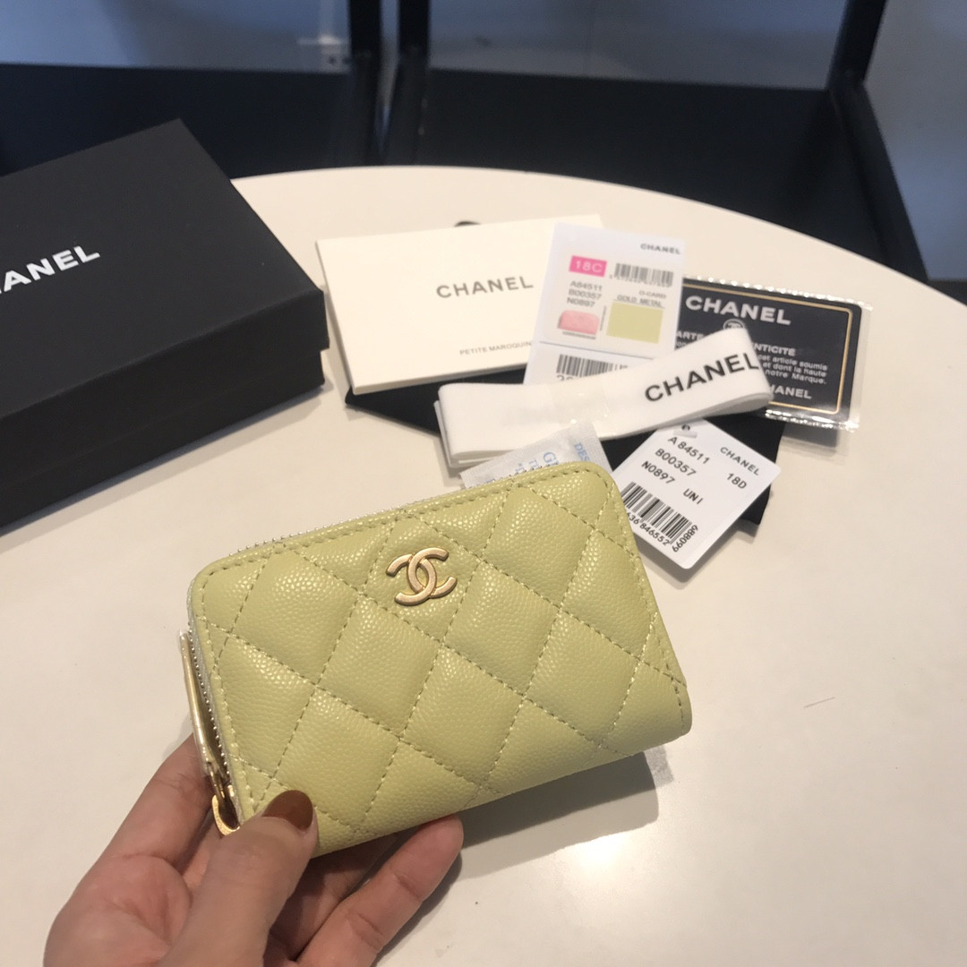 Chanle Zipped Wallet
