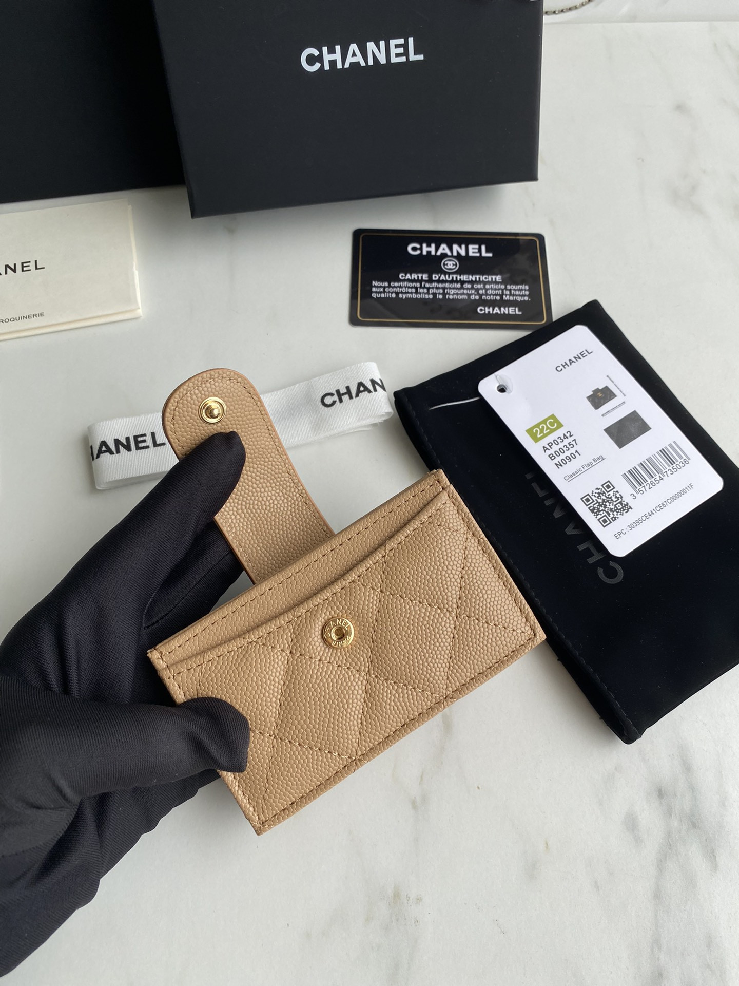 Chanle Flap Wallet