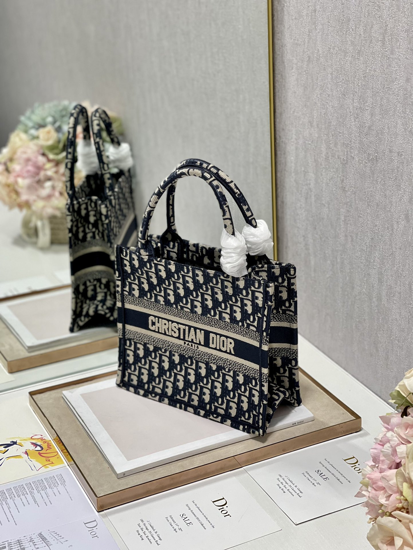 Small Dior Book Tote