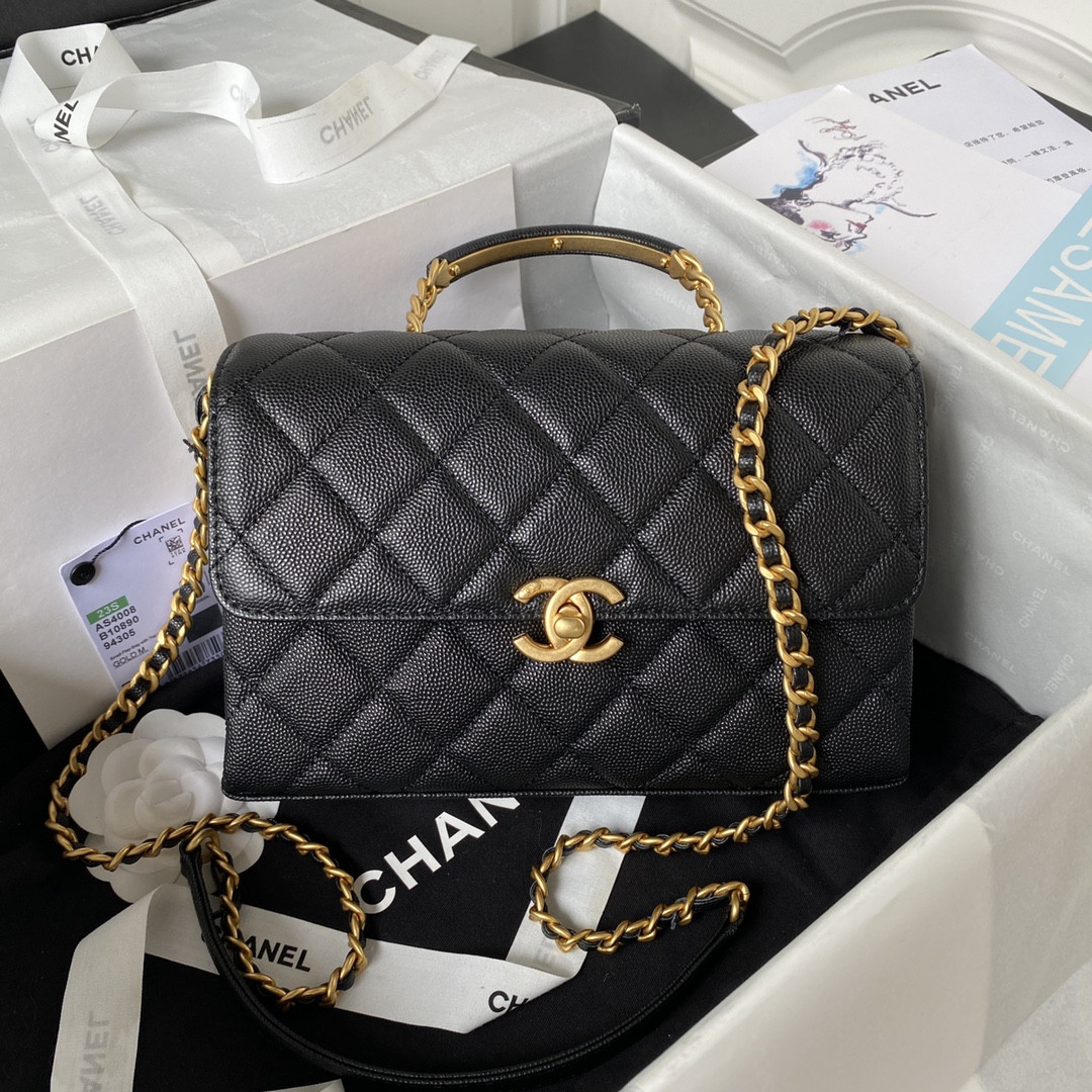 Chanle Small Flap Bag With Top Handle
