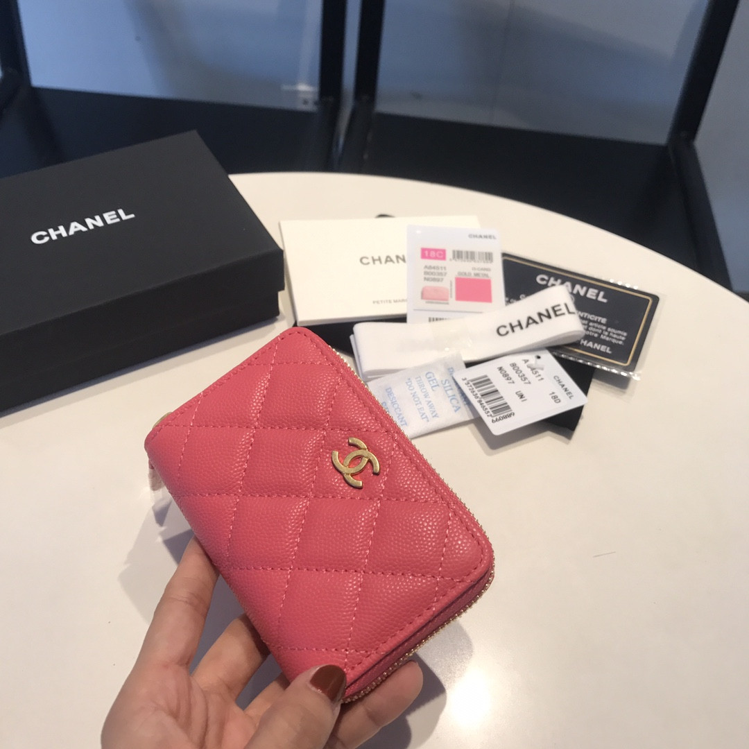 Chanle Zipped Wallet