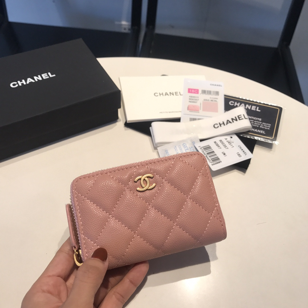 Chanle Zipped Wallet